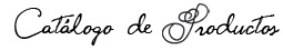 Cat&aacute;logo de productos